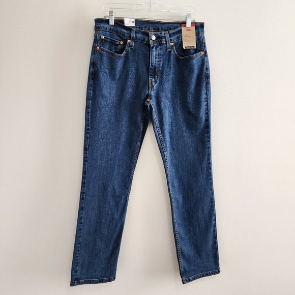 NWT Levi’s 514 Straight Jeans Mens 32x32  Blue Medium Wash - Picture 1 of 6